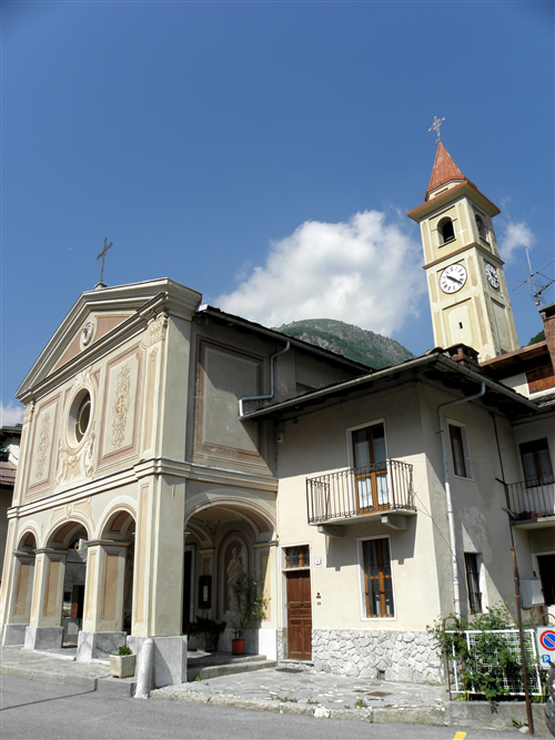 Comune di Valdieri - Vivere Valdieri - Parrocchie e cappelle - Chiesa Parrocchiale di Sant'Anna di Valdieri